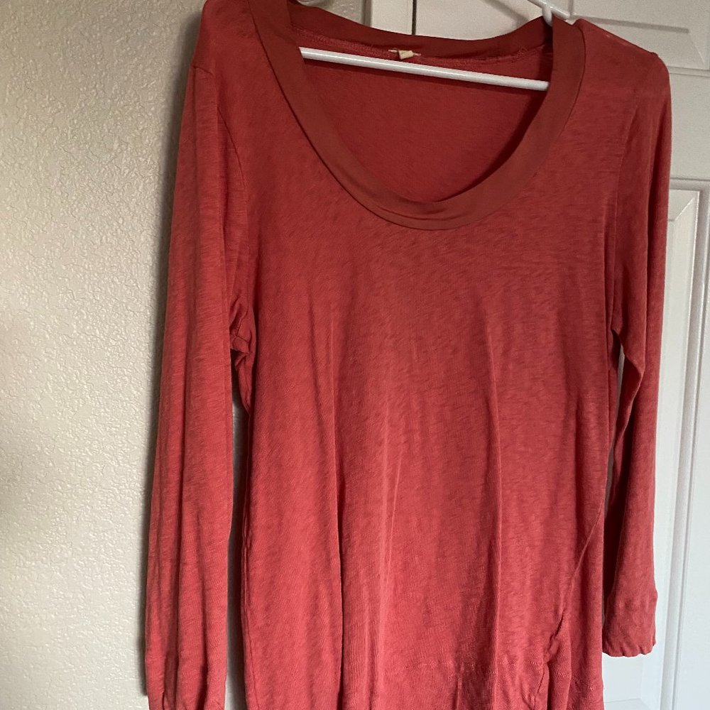 J Crew Salmon 3/4 Sleeve XL